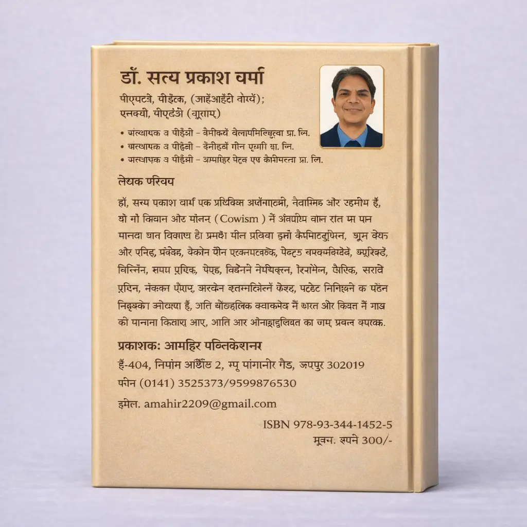 book hindi back